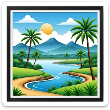 South India aesthetic sticker