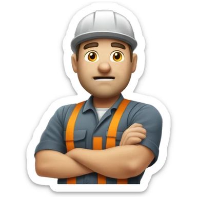 Mad HVAC technician from Vertiv sticker