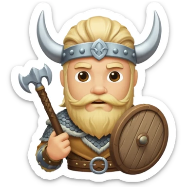 bana kick yayınları için sakallır sarışın viking abonelik rozeti oluştur sticker