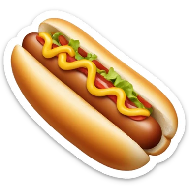 hot dog sticker
