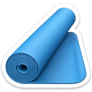 Yoga mat sticker