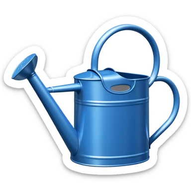 Blue Watering Can sticker