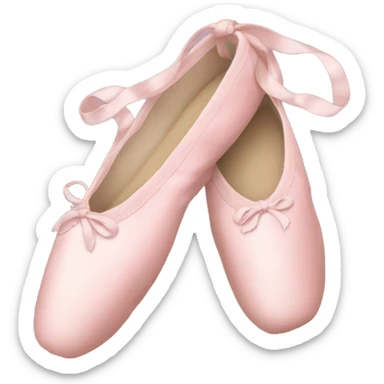 Ballet shoes sticker