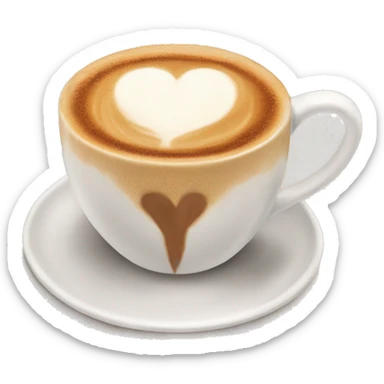 cappucino heart emoji sticker