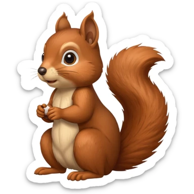 squirrel sticker