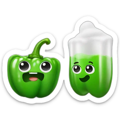 pepper and salt sticker