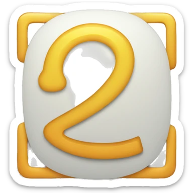 Percentage symbol sticker