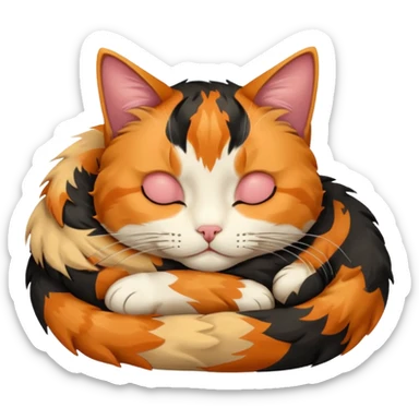 Gatto che dorme sticker