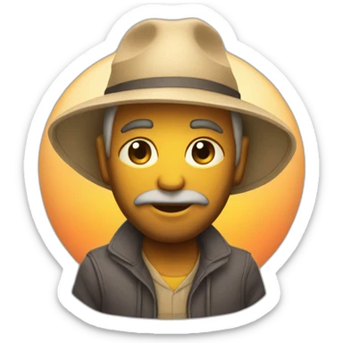 Coucher de soleil sticker