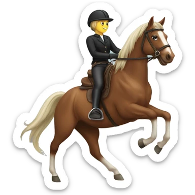 Horse riding  sticker