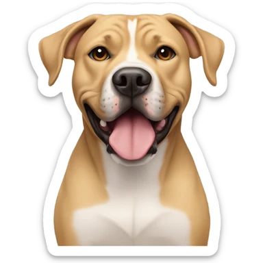 American staffordshire terrier mixed with labrador sticker