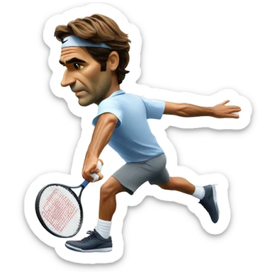 Roger Federer sticker