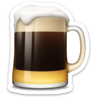 Split the G of a guiness drink, the beer/foam line should line up with the horizontal line in the G sticker