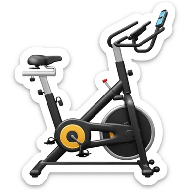 Stationary bike sticker