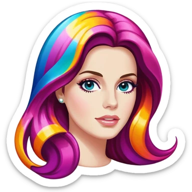 Lana del Rey cd emoji  sticker