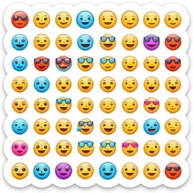 AI emojis sticker