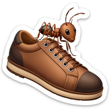 ant wear shoes sticker