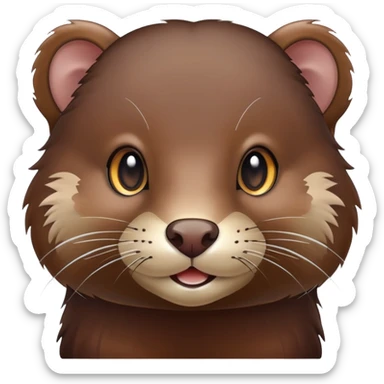 Mink  sticker