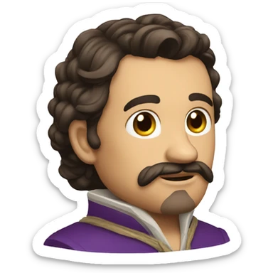 cruz de borgoña sticker