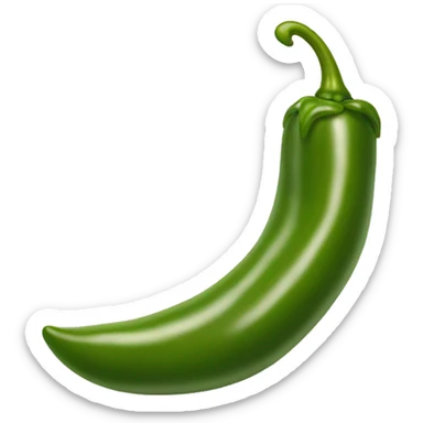 Green chile sticker