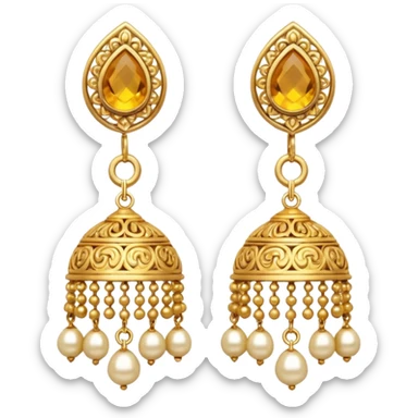 Jhumka emoji sticker