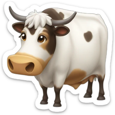 Vaca embarazada sticker