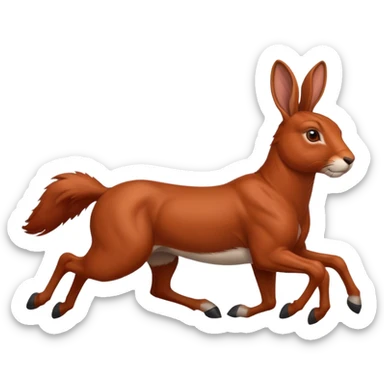 red hare sticker