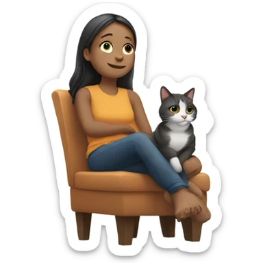 me and my cat rent sticker