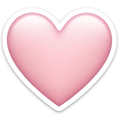 Light Pink Heart sticker