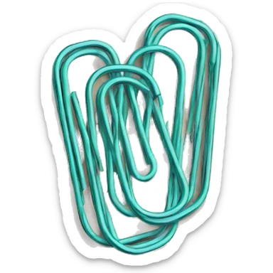paper clips sticker