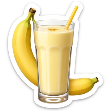 banana smoothie show sticker