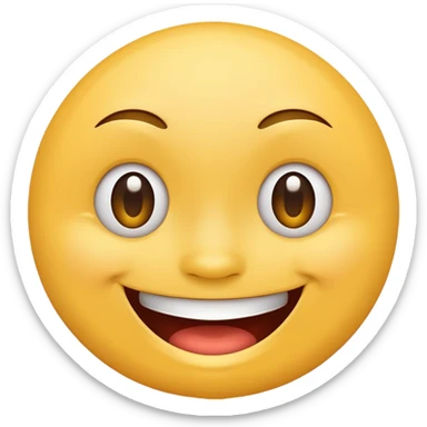 fake smile normal emoji sticker