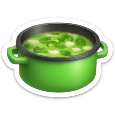 green hotpot sticker