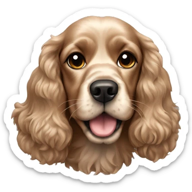 Cocker spaniel sticker
