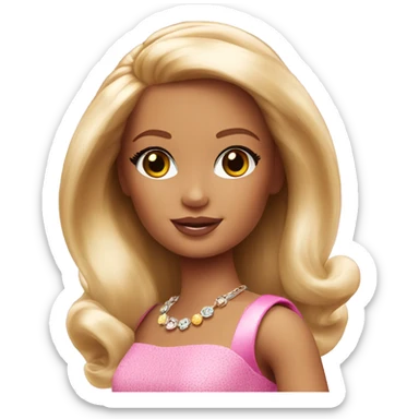 pretty barbie  sticker