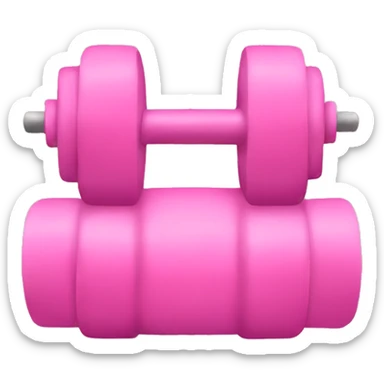 Pink weight sticker