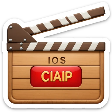 cinema clap sticker