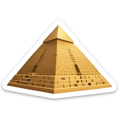 The Great Pyramid of Giza, no frame sticker