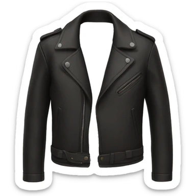 Leather jacket sticker