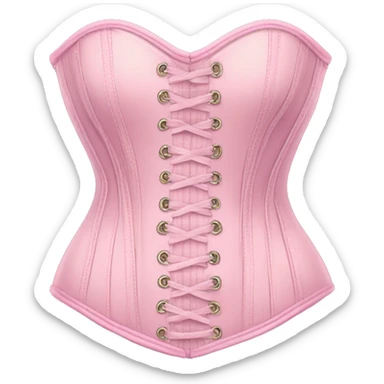 Pastel pink corset  sticker