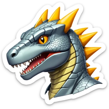  Cool Edgy Shiny Greymon-Reptile full body sticker