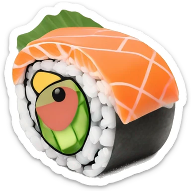 California roll sushi  sticker