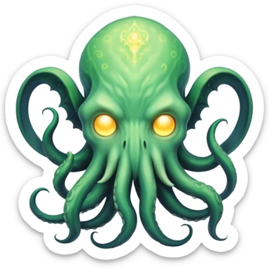 light Cthulhu sticker