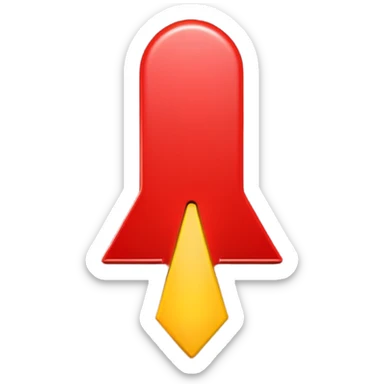 exclamation mark red sticker