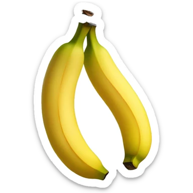Bananas wrapped in a chain sticker