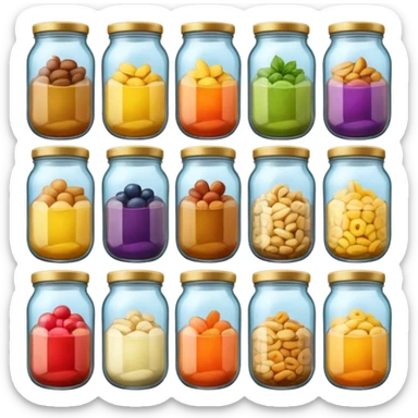 Foods in Jars sticker