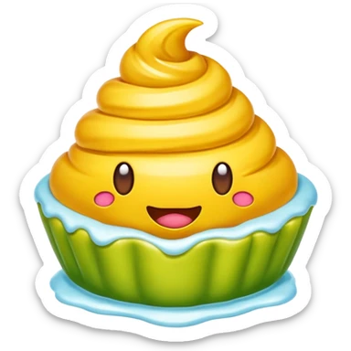  gomita en forma de gusano sticker