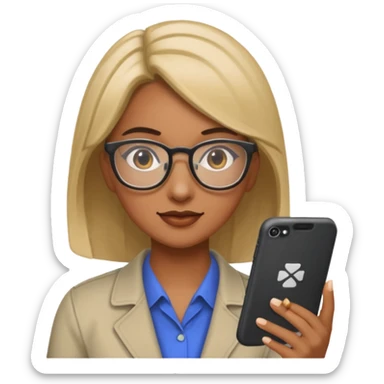 Mentor Game Artist Female sticker