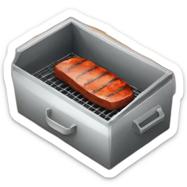 barbecue transparent box sticker