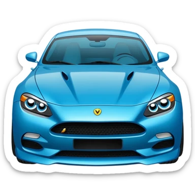 Süper modifiyeli araba sticker